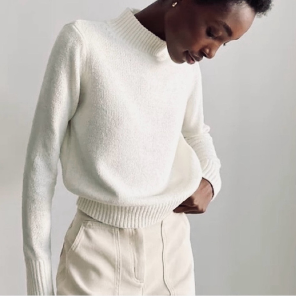 Wilfred White Turtleneck Sweater